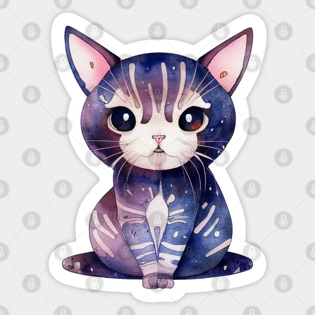 Anime Cat Sticker by Kinhakamaka